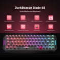 thumbnail image 3 of DarkBeacon Blade 68 Quiet Mechanical Gaming Keyboard RGB 65% Compact, Wired, Linear, 3 of 10