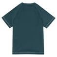 thumbnail image 6 of FORMRS Boys Rash Guard with Short Sleeves UPF 50+ Swim Shirts Sizes 3-12T, Green Lemon Leaves, 6 of 6