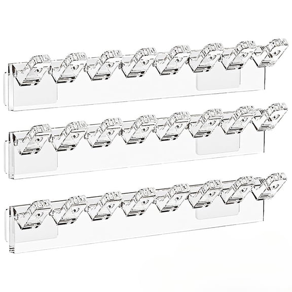 No-Drill Transparent Hooks, Dienrx No-Drill Clear Adhesive Hook, Transparent Wall Hook for Kitchen Bathroom Or Entryway, Heavy Duty Removable Self-Adhesive Hook for Towels Keys Or Light Tools