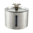 thumbnail image 1 of Mistaha "Intelligent 2.5L Stainless Steel Pet Water Fountain with Transparent Window - Automatic Drinking, Active Water, Multi-Filter System", 1 of 6