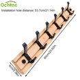 thumbnail image 2 of Wall Racl Heavy Duty Entryway Shelf, Coat Rack In Wall Mounted, Hanger For Hanging Jacket Clothes, Coat Hat Hooks Key Holder, 2 of 8