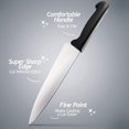thumbnail image 3 of Chef Knife 8 Inch - Kitchen Knife European Steel - Best Chef Knife for High Carbon Stainless Steel - Chopping Knives for Budding Kitchen, Cooking Knives, and for Professional Chef Knives, 3 of 8