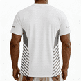 thumbnail image 5 of Havenx Workout Shirts for Men Short Sleeve Crew Neck Shirt Rapid Dry Moisture-Wicking Tee Shirt Casual Vintage Cooling Fishing Sports Fitness Tops,White XL, 5 of 5