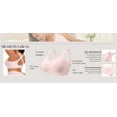 thumbnail image 6 of MINTREUS Womens Wireless Bras V Mesh Comfortable Bralette Supportive Tshirt Bra No Underwire Seamless Push Up, 6 of 8