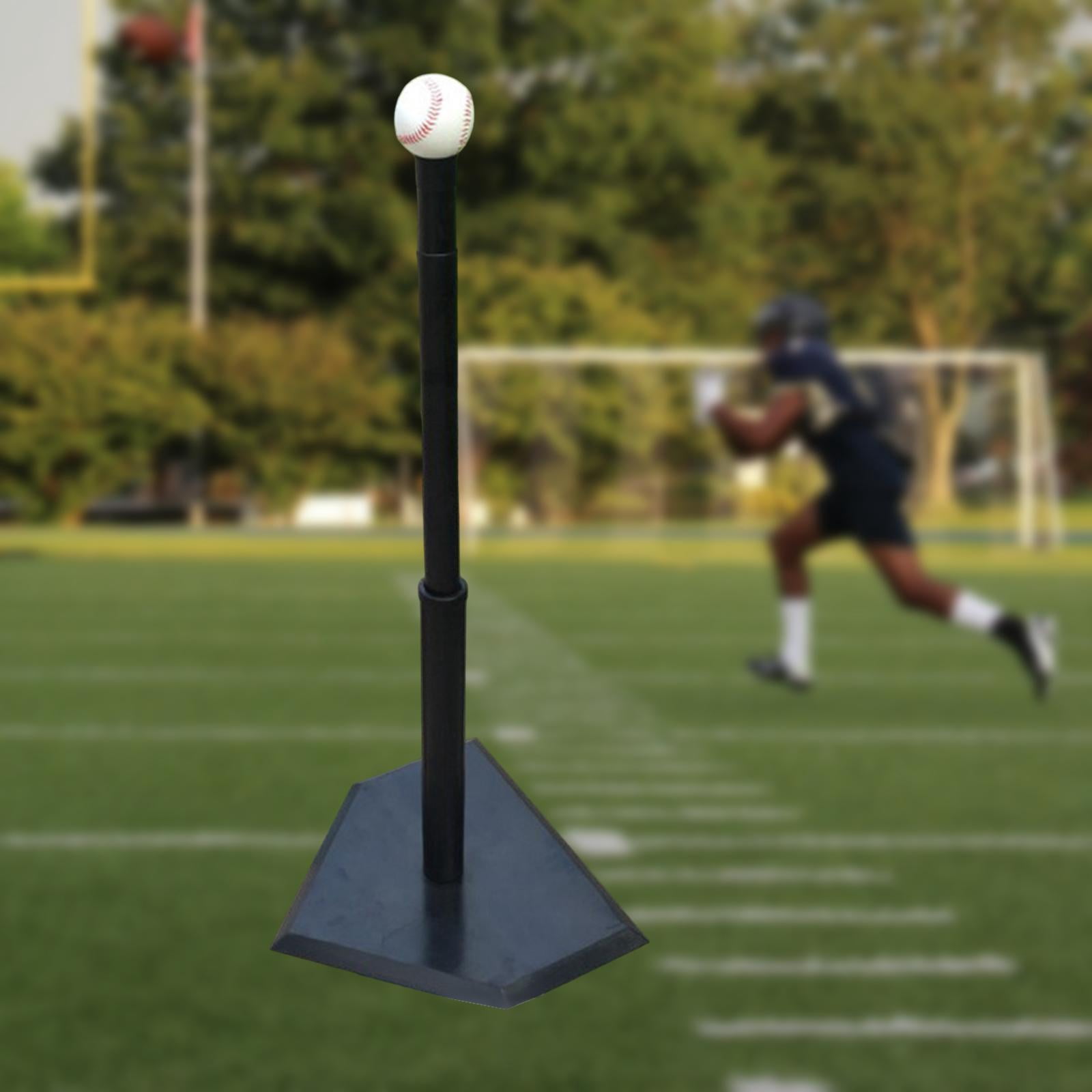 Baseball Batting Tee Adjustable Softball Stand Rubber Construction for Youth Kids Practice Training