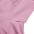 thumbnail image 3 of Womens Elegant V Neck Bell Sleeve Party Club Formal Wedding Guest Midi Dresses, 3 of 8