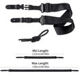 thumbnail image 5 of hejhncii Length Adjustable Guitar Strap with Quick Release Clips Nylon Guitar Shoulder Strap for Electric Acoustics Guitar, 5 of 12