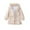 Beige, variant on Jalioing Girl's Hooded Jacket Lightweight Zipper Up Coat Spring Fashion Holographic Jacket Outerwear for Kids