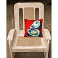 thumbnail image 2 of Sealife Painting Fabric Decorative Pillow, 2 of 4