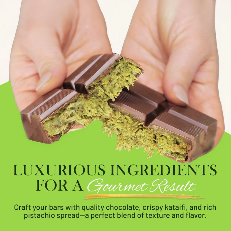 Ceres Gourmet Dubai Chocolate DIY Kit Milk Chocolates 22.8 oz
