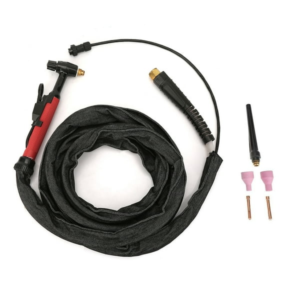 3.7m / 12ft Connector M16x1.5mm Air Cooled Tig Torch, Tig Welding Torch, Prevent The Torch From Damage For QQ150 TIG Welder