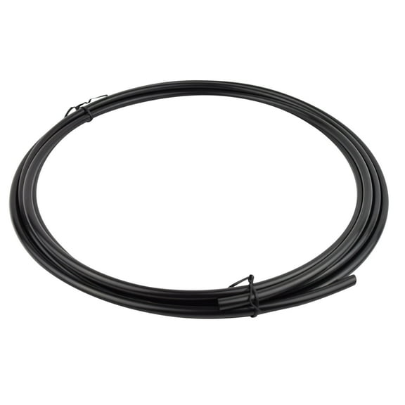 WECO 1/4" Black Polypropylene Water Filtration Tubing - 25 ft