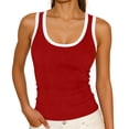 thumbnail image 3 of KyCheLot Tank Tops for Women Sleeveless Scoop Neck Ribbed Camisole Casual Summer Going Out Clothes, 3 of 8