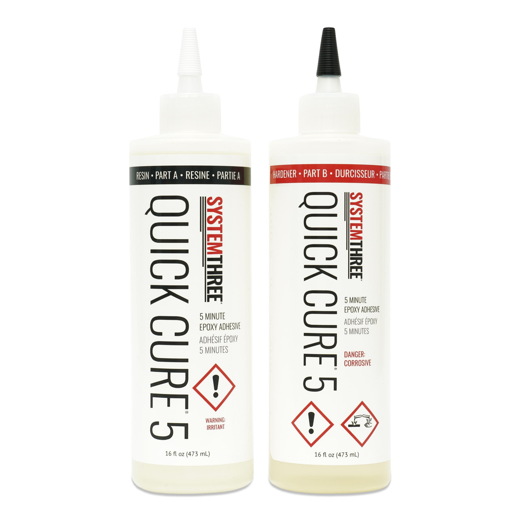 System Three Quick Cure 5 Epoxy Adhesive, Quart Kit