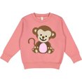 thumbnail image 2 of Inktastic Monkey Toddler Sweatshirt, 2 of 4