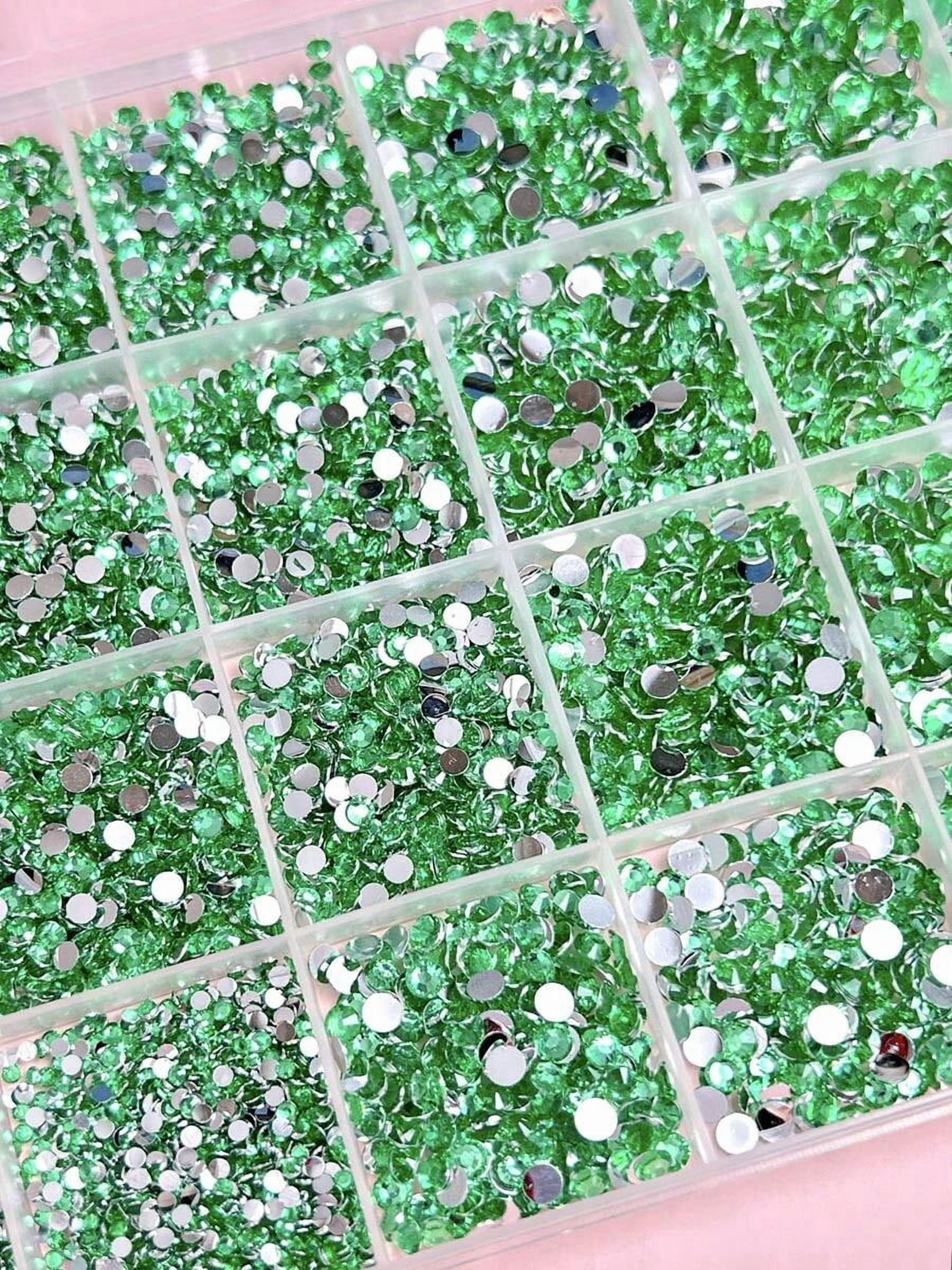 1 Box Assorted Color ABS Rhinestones, Resin Flat Diamonds, Shiny Nail Art Decorations For DIY Crafts And Manicure Accessories Nails Nail Supplies Nail Gems