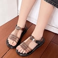 thumbnail image 4 of Bcfgryg Girls Fashion Jelly Sandals Breathable Open Toe Beach Shoes Soft Sole Casual Summer Footwear For Toddlers And Kids Girls Flat Sandals Size 9, 4 of 5