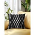 thumbnail image 2 of Outdoor Pillows Waterproof, Black Geometric Bedding Throw Pillows with Insert for Couch Sofa Bed, Modern Abstract Art Aesthetics Luxury 16x16 Inch Pillowcases Decorative Camping Patio Pillow Set of 1, 2 of 8