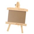 thumbnail image 1 of Unique Bargains 11.8 x 5.1 Wooden Photo Stands, Picture Display Frame, Beige, 1 of 5