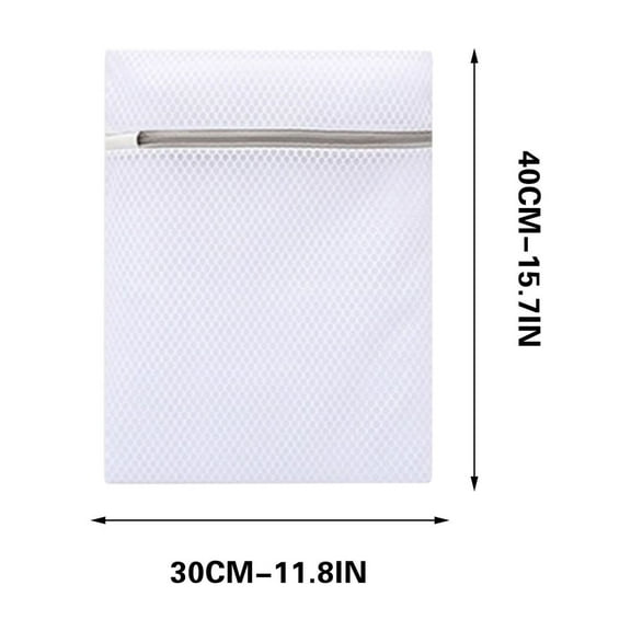 Heavy Duty Honeycomb Mesh Laundry Bag for Delicates | Protects Sweaters Bras Underwear | Zipper Lock Design | Machine Wash & Dry Safe | 1 Pack