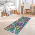 thumbnail image 4 of Alfombrilla antideslizante para puerta de 24 "x 71", alfombrilla de bienvenida suave reutilizable colorida, alfombrillas para pasillo, puerta trasera, Plaid 40 × 120cm Soledad Almohadilla antideslizante, 4 of 8
