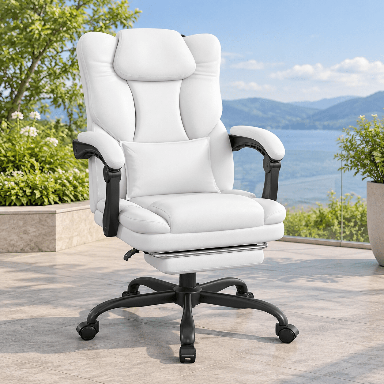 ergonomic office chair with foot product