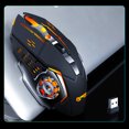 thumbnail image 3 of Monstrate Ratón óptico inalámbrico ajustable para juegos de 3200DPI, ratón para juegos de 2,4 Ghz, ratón LED para ordenador, ratón receptor USB para Type6 NO6, 3 of 6