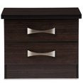 thumbnail image 3 of Allora 2 Drawer Nightstand in Dark Brown, 3 of 4