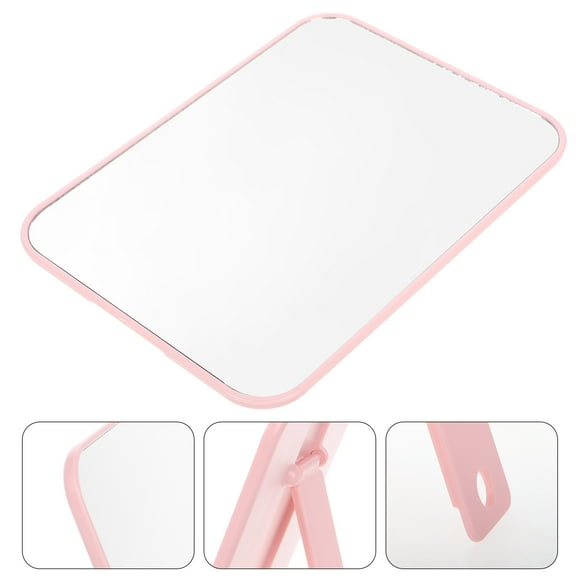 FRCOLOR Desk Mirror Compact Mirror Small Handheld Mirror Desktop Makeup Mirror Decorative Mirror Bathroom Makeup Mirror for Desk Tabletop Mirror