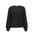 thumbnail image 5 of Gibobby Suéter térmico de manga larga para mujer Suéter de punto con estampado floral escote redondo manga larga estilo de suéter para otoño/invierno Negro M, 5 of 5