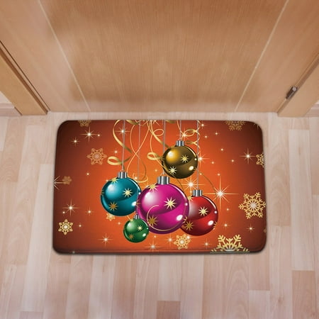 

Moocorvic Clearance Christmas Cartoon Home Door Mat Absorbent Mat Living Room Kitchen Floor Mat