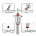 thumbnail image 5 of Juego de 5 brocas avellanadoras para carpintería con vástago HSS de 8 mm, extractor de tornillos y demolición., 5 of 5
