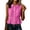 A2_Hot Pink#12, variant on Lcziwo Women's Cotton Linen Tank Tops Sleeveless Button Down Peplum Shirts Peter Pan Collar Flared Hem Cute Blouses Black,S