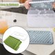 thumbnail image 4 of Bandejas para cubitos de hielo, pequeñas y fáciles de liberar, 104 x 2 piezas, bandejas para hielo triturado pequeñas para enfriar bebidas, café y jugo (paquete de 2 bandejas de hielo azules,, 4 of 5