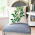 thumbnail image 5 of Botanical Plant Throw Pillow Covers 18x18 Inch Green Leaves Flower Floral Print Vintage Spring Summer Outdoor Farmhouse Decorative Throw Pillows Cases Set of 4 for Home Couch Sofa Decor, 5 of 6