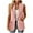 Pink, variant on KBODIU Sleeveless Blazer Jackets for Women Casual Lightweight Solid Color Open Front Vest Lapel Cardigan with Pockets Business Small Suit Jacket Pink 3XL