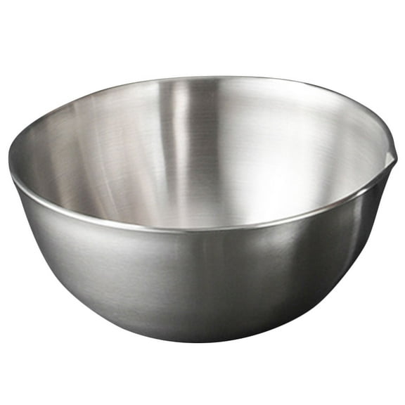 CATIEBYE Large Stainless Steel Kitchen Mixing Bowl for Food Prep with Fast Drainage Design