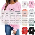 thumbnail image 3 of Enjoytime Halloween Womens Sweatshirt Fall Fashion Long Sleeve Pullover Tops Casual Cute Ghost Graphic Crewneck Sweatshirts, 3 of 8