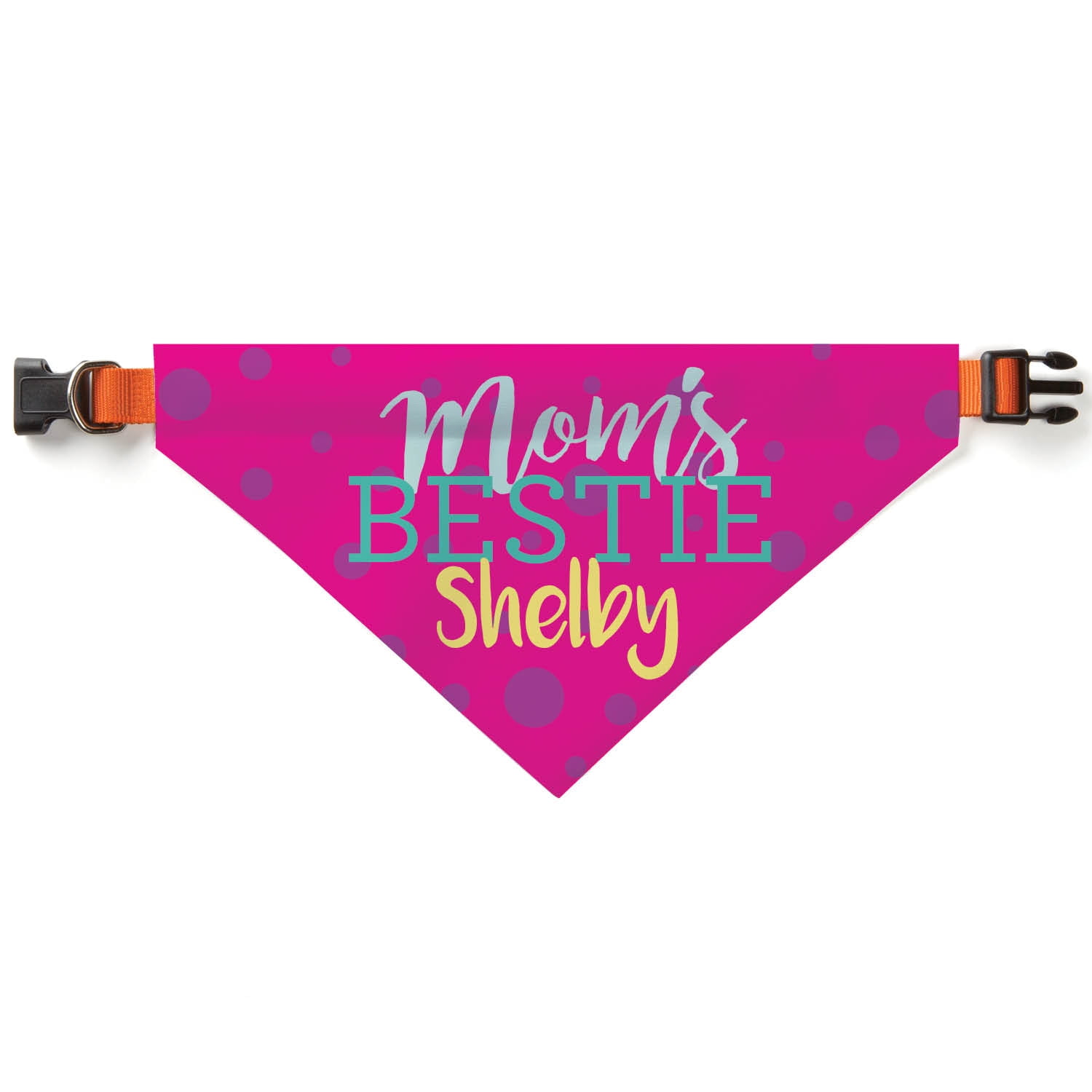Mom's Bestie Personalized Dog Bandana