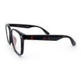 thumbnail image 6 of Classic Nerdy Oversized Horn Rim Blue Light Filter Screen Glasses [Tortoise], 6 of 8