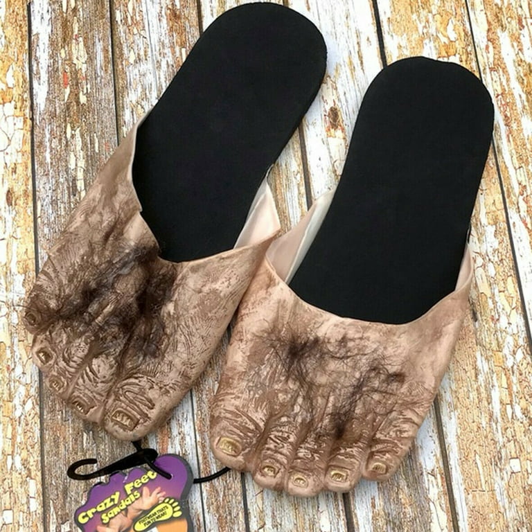 Hairy toe slippers new arrivals