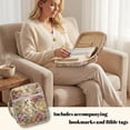 thumbnail image 4 of Yuyamidu Hummingbird Bible Covers for Women Flowers Book Carrying Case Church Bag Outdoor Bible Tote Bag Protective, 4 of 8