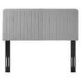 thumbnail image 6 of Tufted Headboard, Full Queen Size, Fabric, Light Grey Gray, Modern Contemporary Urban Design, Bedroom Master Guest Suite, 6 of 10