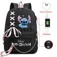 thumbnail image 2 of Disney-Mochila de Stitch para mujer, morral escolar con carga Usb, para adolescentes, niñas y niños, para ordenador portátil, de viaje Fivean unisex, 2 of 2