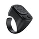 thumbnail image 5 of Control de desplazamiento Obturador de cámara Cargable Conexión estable Control remoto Bluetooth con la punta del dedo Negro, 5 of 9