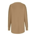 thumbnail image 4 of ameIAEA Long Sleeve Shirt Women Tunic Tops to Wear with Leggings Solid Color Crewneck Tops, 4 of 6