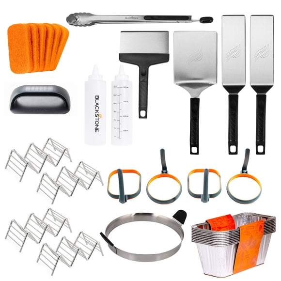 Blackstone Ensemble d'Accessoires pour Plaque de Cuisson, 30 Pcs