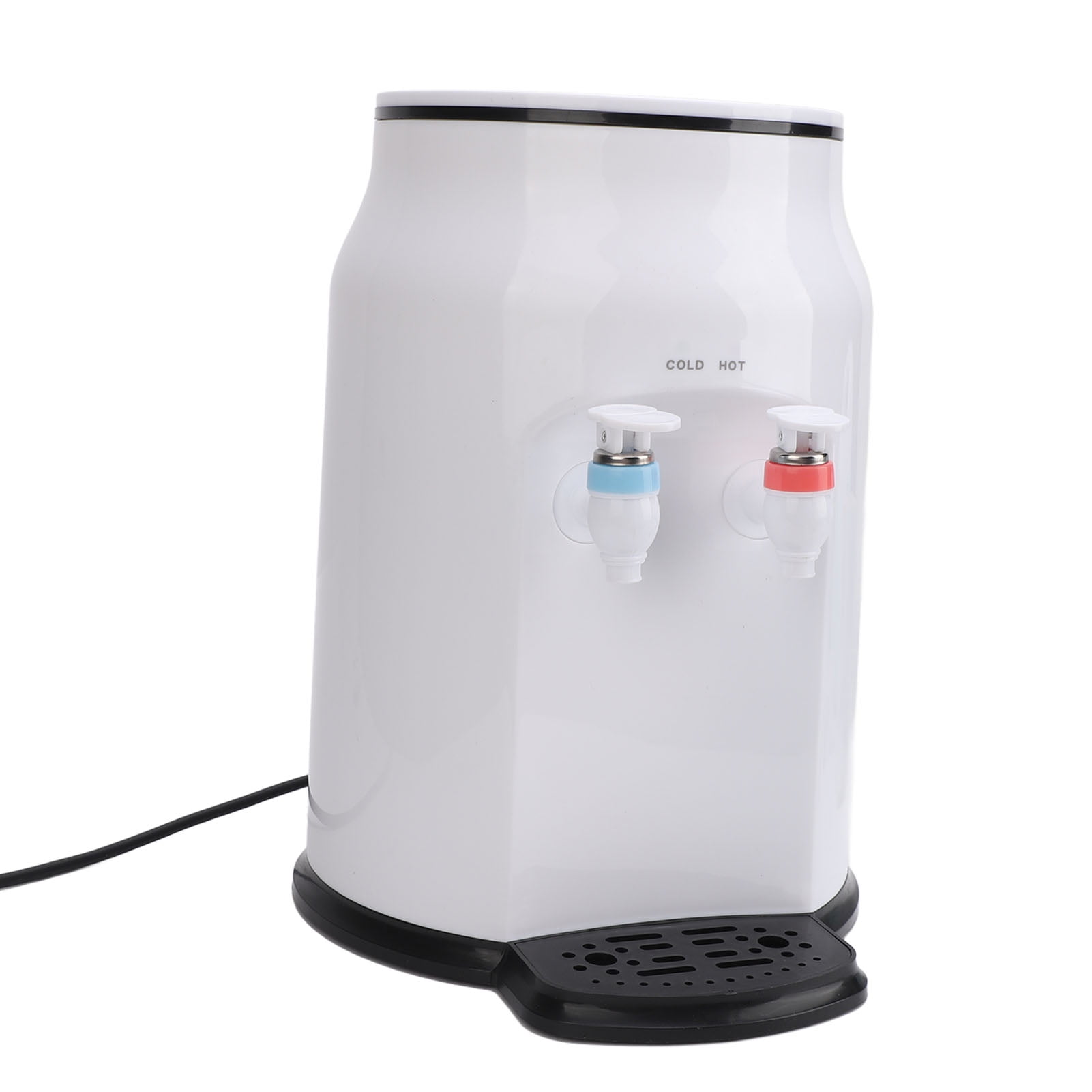 NFTIGB Hot and Cold Water Dispenser, Top Loading Countertop Water Cooler for Home Office, 14.17 x 9.84 x 9.84 inches / 36 x 25 x 25 cm, White