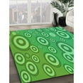 thumbnail image 3 of Ahgly Company Machine Washable Indoor Rectangle Transitional Neon Green Area Rugs, 2' x 5', 3 of 7