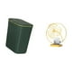 thumbnail image 5 of Soporte para cubo de basura de cocina que ahorra espacio con estatua de hoja. Figura decorativa de hierro. Ideal para el baño, taller, estantería o es, 5 of 8